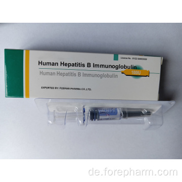 Human Hepatitis B Immunglobulin für Hepatitis B -Patienten